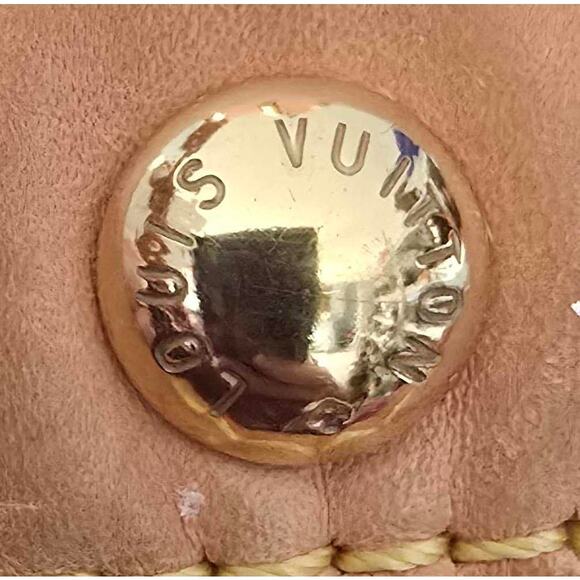 Louis Vuitton Baggy Shoulder Bag Pink Fuchsia Denim SD0036 - Picture 12 of 14